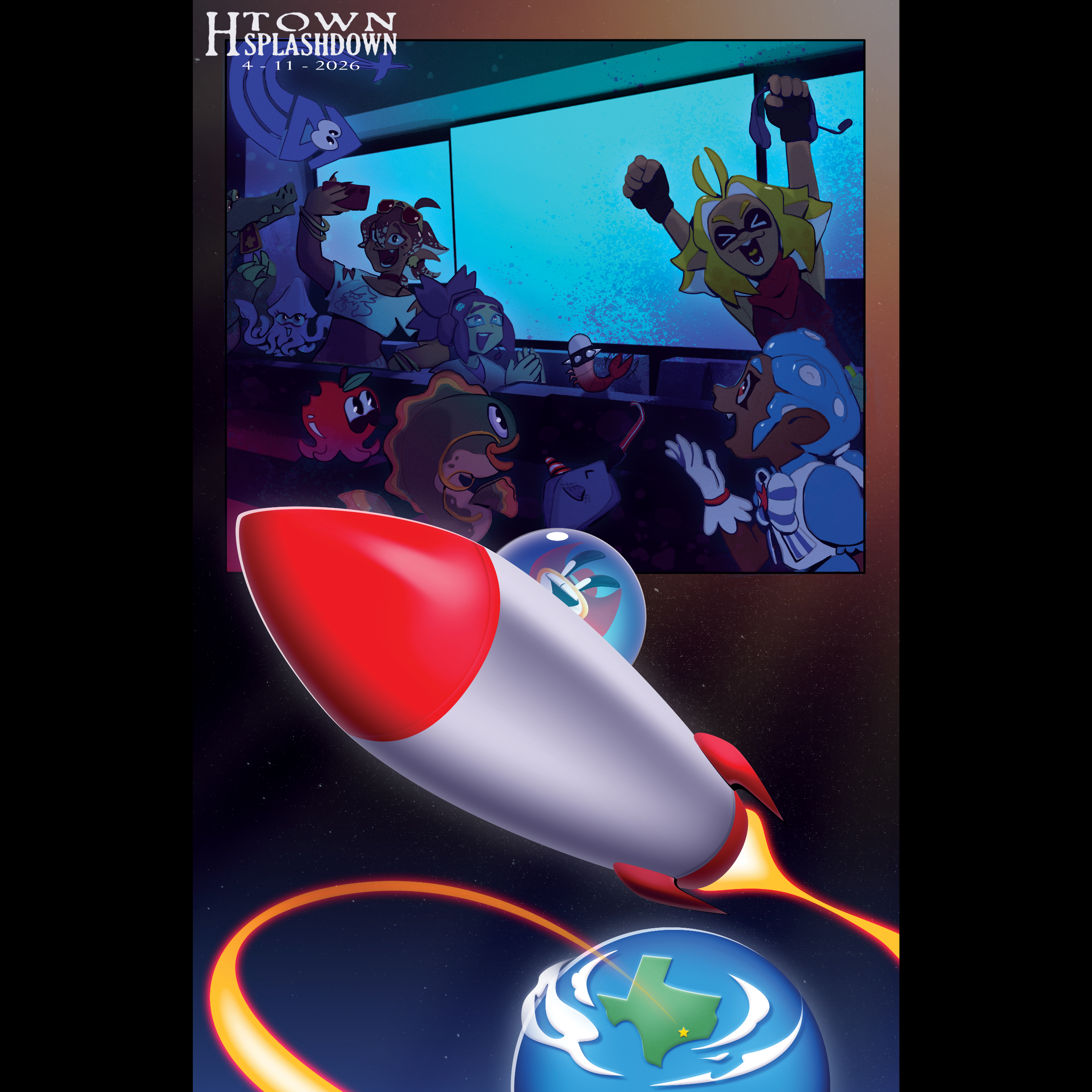 H-Town Splashdown #7 Poster